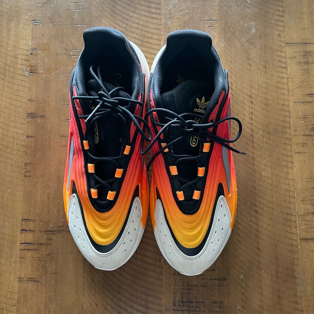 Mens Adidas Sneaker, Orange/ Yellow